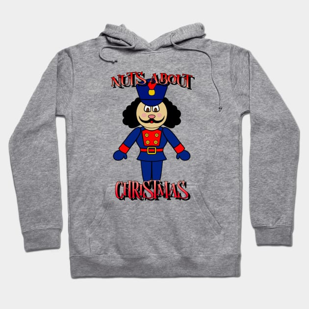 FUNNY Christmas Nutcracker Toy Soldier Hoodie by SartorisArt1